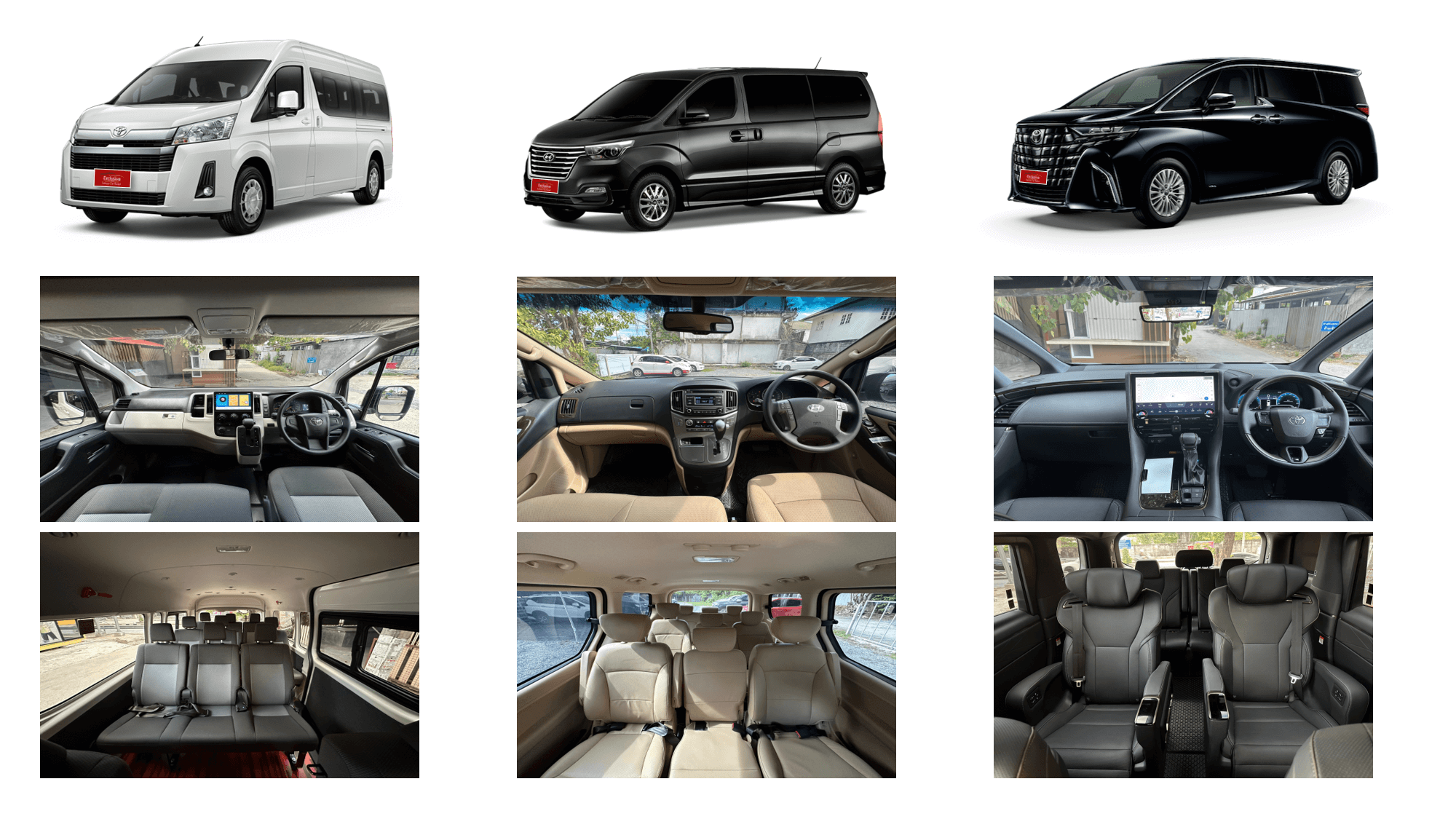 Compare the vans available with our self-drive van rental service.